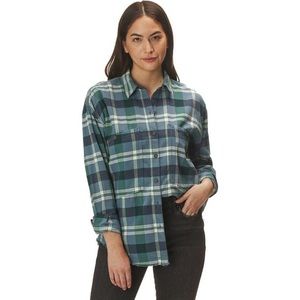 Free People green blue Loveland flannel ✨